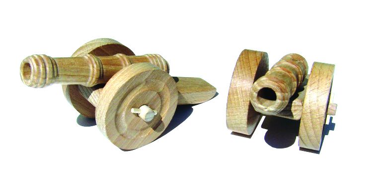 Dřevěné hračky Ceeda Cavity Dřevěné dělo 1 ks