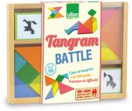 Dřevěné hračky Vilac Hra souboj tangramů