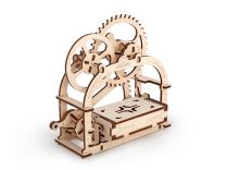 Dřevěné hračky Ugears 3D dřevěné mechanické puzzle Box na vizitky
