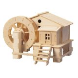 Woodcraft Dřevěné 3D puzzle vodní mlýn