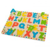 Dřevěné hračky Bigjigs Toys Anglická abeceda s obrázky