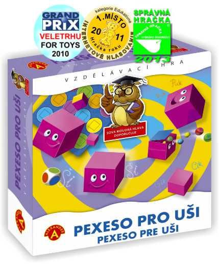 Dřevěné hračky Pexi Pexeso pro uši