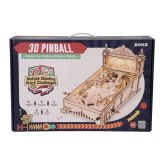 Dřevěné hračky RoboTime 3D Dřevěné puzzle Hrací automat - Pinball Machine