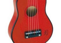 Dřevěné hračky Vilac Kytara akustická červená