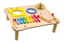 Dřevěné hračky small foot Dřevěný hudební stolek Deluxe