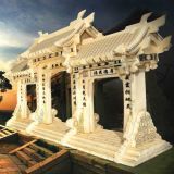 Dřevěné hračky Woodcraft Dřevěné 3D puzzle slavné budovy Čínská brána Woodcraft construction kit
