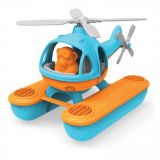 Dřevěné hračky Green Toys Vrtulník hydroplán modrý