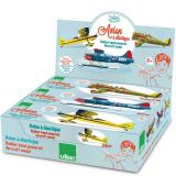 Dřevěné hračky Vilac Stavebnice letadla s natahovací vrtulí 1 ks