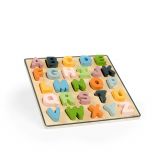 Dřevěné hračky Bigjigs Toys Dřevěné puzzle velká písmena - ABC
