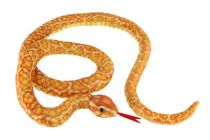 Dřevěné hračky Had plyšový 200cm oranžovo-žlutý Teddies