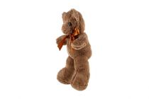 Dřevěné hračky Medvěd/Medvídek s mašlí plyš 30cm hnědý Teddies