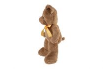 Dřevěné hračky Medvěd/Medvídek s mašlí plyš 40cm hnědý Teddies