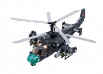 Dřevěné hračky Sluban Bojový vrtulník KA-52S M38-B1138