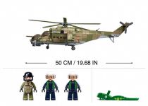 Dřevěné hračky Sluban Bojový vrtulník MI-24S M38-B1137