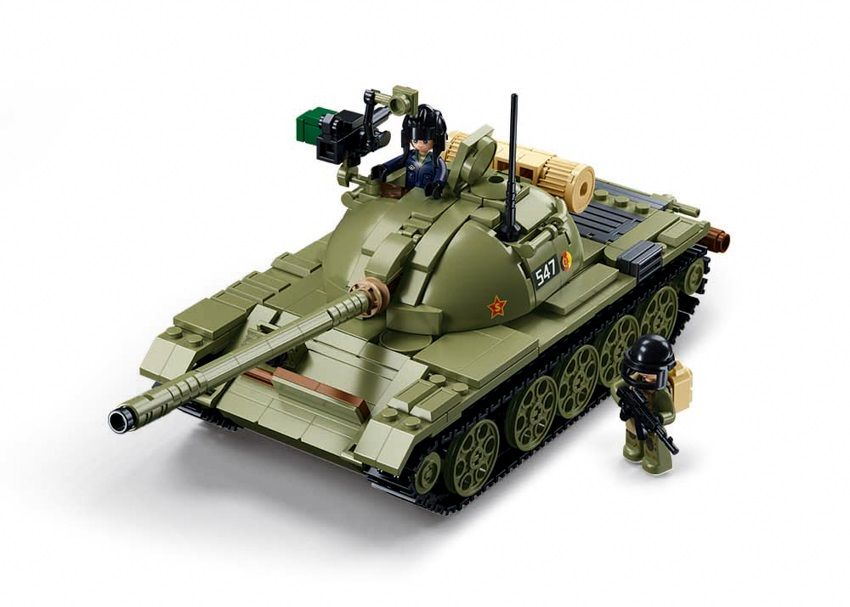 Dřevěné hračky Sluban Model Medium Tank (MBT) 3v1 M38-B1135