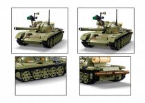 Dřevěné hračky Sluban Model Medium Tank (MBT) 3v1 M38-B1135