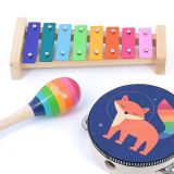 Dřevěné hračky Vilac Duhové hudební nástroje