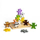 Dřevěné hračky Bigjigs Toys Motorická balanční hra Divoká zvířata