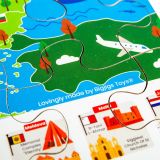 Dřevěné hračky Bigjigs Toys Puzzle Evropské památky