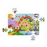 Dřevěné hračky Bigjigs Toys Puzzle Fantasy svět