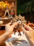 Dřevěné hračky RoboTime 3D Dřevěné puzzle Karneval při západu slunce