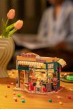 Dřevěné hračky RoboTime 3D miniatura domečku Cukrárna