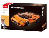 Dřevěné hračky Sluban Model Bricks M38-B1127 Sportovní vůz 2002