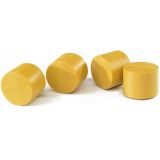 Dřevěné hračky Bruder Balík kulatý žlutý pro BR2121 - 4 Ks