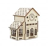 Dřevěné hračky Kúzlo dreva Velký domeček Hodinová věž
