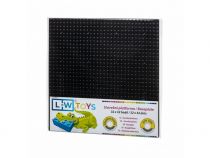 Dřevěné hračky L-W Toys Základová deska 32x32 černá