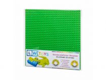 Dřevěné hračky L-W Toys Základová deska 32x32 světle zelená