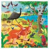 Dřevěné hračky Magellan Rodinné puzzle Austrálie 500 dílků