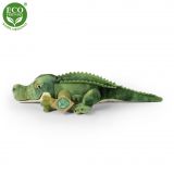 Dřevěné hračky Rappa Plyšový krokodýl 34 cm ECO-FRIENDLY