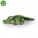 Dřevěné hračky Rappa Plyšový krokodýl 34 cm ECO-FRIENDLY