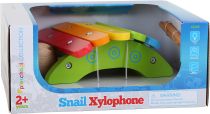 Dřevěné hračky small foot Dětský xylofon šnek