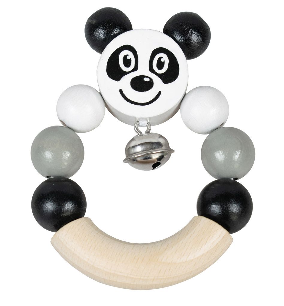 Dřevěné hračky Detoa Chrastítko panda