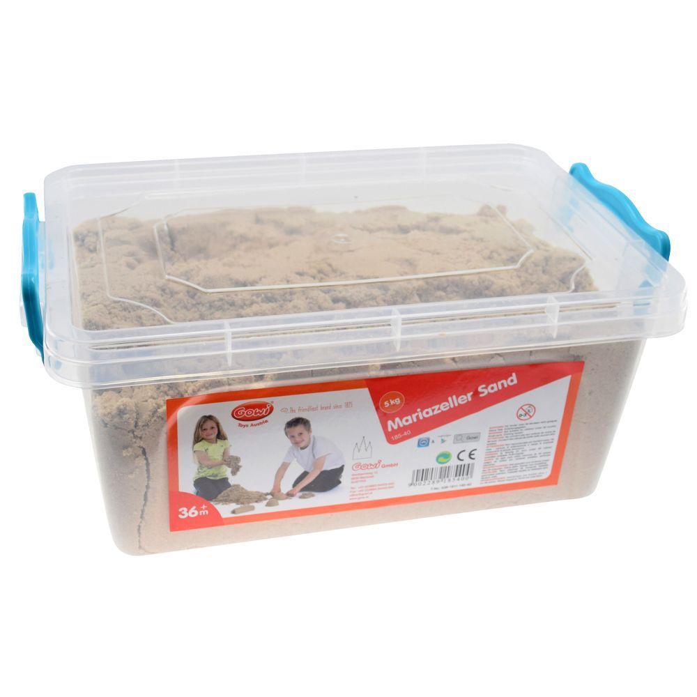 Dřevěné hračky Gowi Tekutý písek 5 kg - poškozený obal