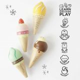 Dřevěné hračky Le Toy Van Sladké zmrzliny - poškozený obal