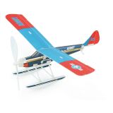 Dřevěné hračky Vilac Stavebnice letadla s natahovací vrtulí 1ks modrá