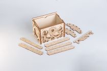 Dřevěné hračky EscapeWelt 3D dřevěná skládačka Secret Treasure Box