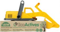 Dřevěné hračky Lena ECO aktivní bagr (v kartónu) - poškozený obal