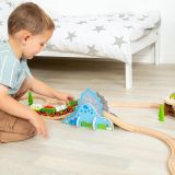 Dřevěné hračky Bigjigs Rail Dinosauří tunel