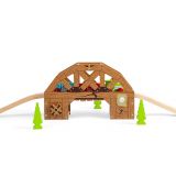 Dřevěné hračky Bigjigs Rail Dřevěný padající most