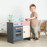 Dřevěné hračky Bigjigs Toys Dětská kuchyňka ve skandinávském stylu