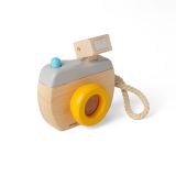 Dřevěné hračky Bigjigs Toys Dřevěný fotoaparát s bleskem