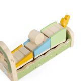 Dřevěné hračky Bigjigs Toys Motorická rampa s veverkou