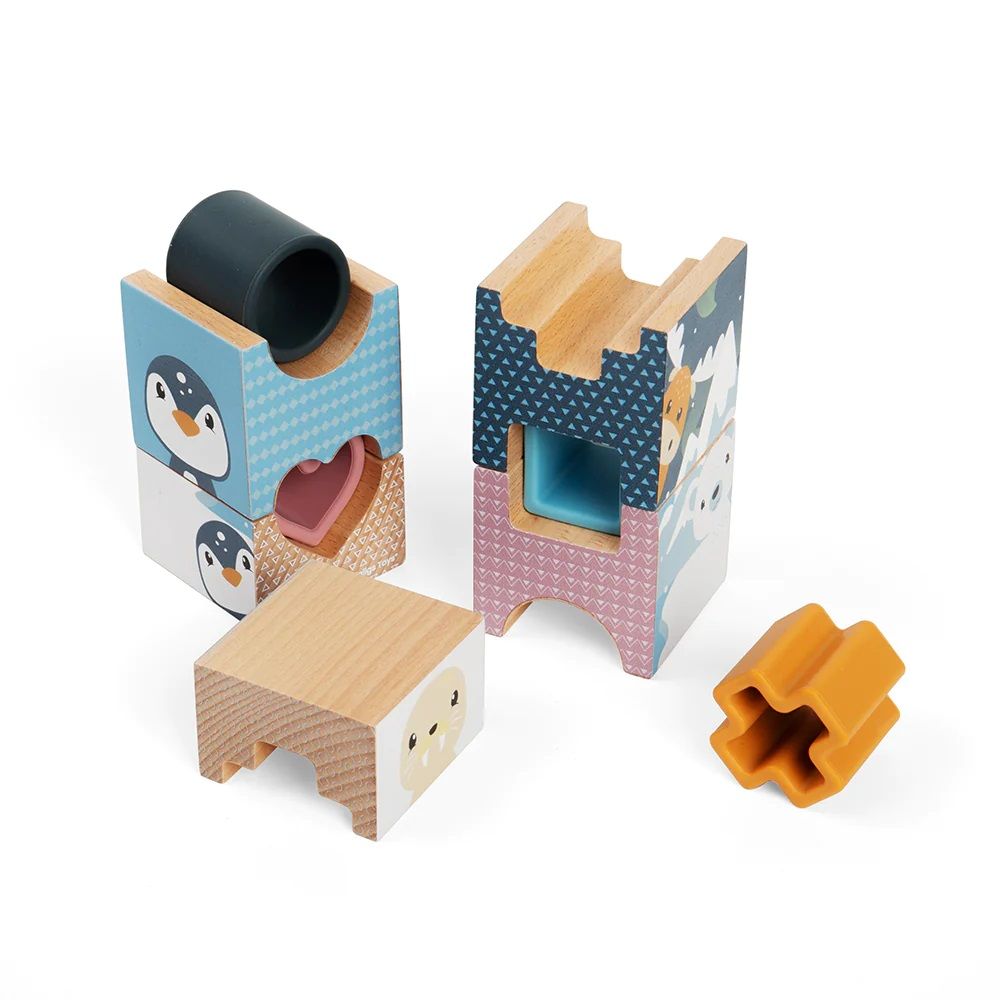 Dřevěné hračky Bigjigs Toys Puzzle Arktická věž