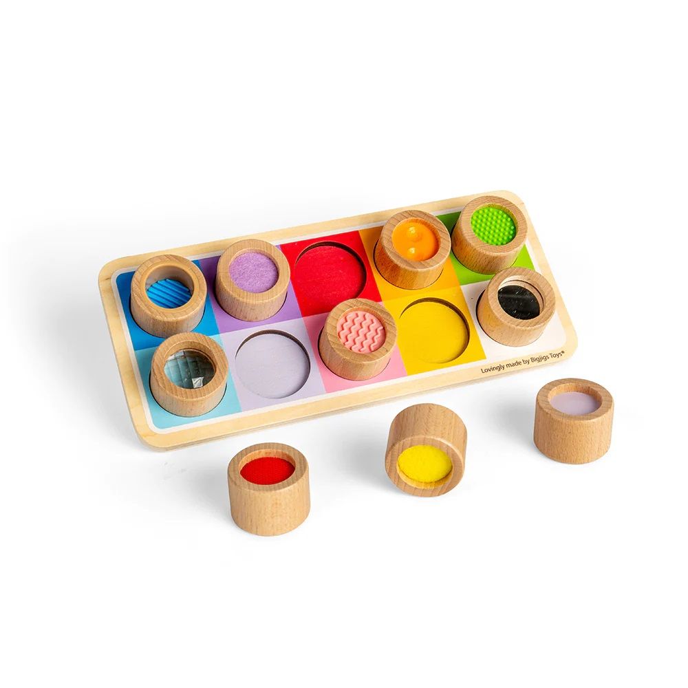 Dřevěné hračky Bigjigs Toys Senzorická deska