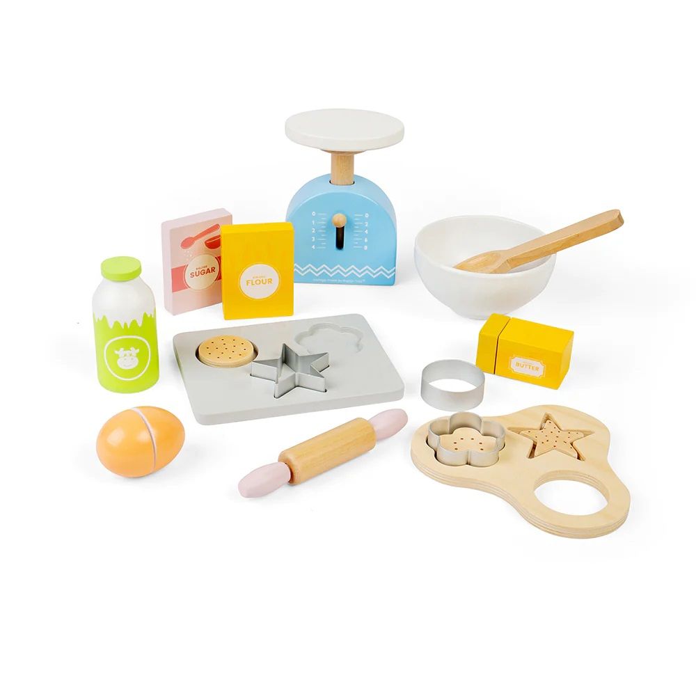 Dřevěné hračky Bigjigs Toys Set na pečení sušenek