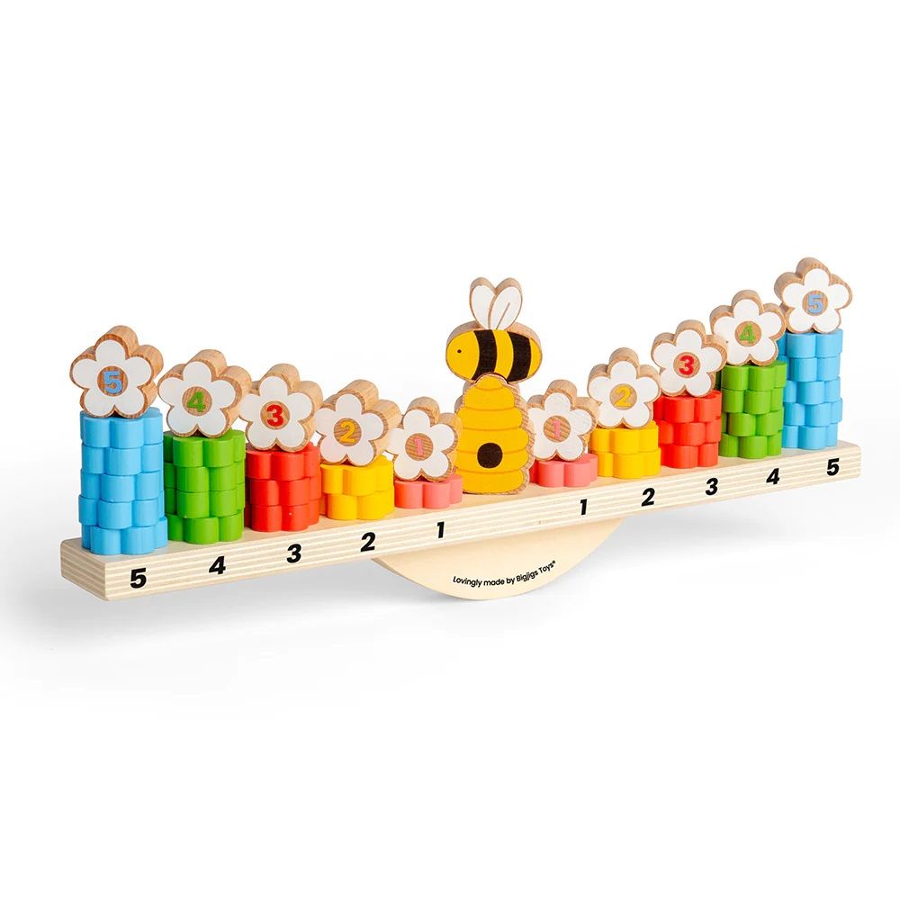 Dřevěné hračky Bigjigs Toys Vyvažovací hra Včelky